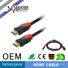 SIPU haute vitesse 1.4V câble hdmi vers hdmi câble avec anneaux magnétiques